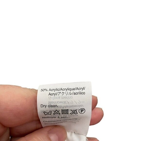 Madewell Merino Wool Blend Lightweight Drop Shoulder Sweater Beige size XS - Picture 6 of 6